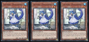 Laundry Dragonmaid - Playset 3 Cards - RA03-EN021 - Ultra Rare - Yugioh - Picture 1 of 2
