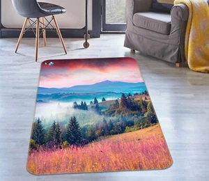3D Nature Mountains G7310 Mat Elegant Photo Carpet Rug Erin 2023 - Picture 1 of 5