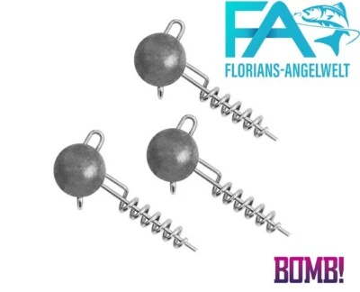 Screw Jighead Twisto Jigkopf Schraub Kopf 5g 7,5g 10g 12,5g 15g 20g 25g 30g - Bild 1 von 3