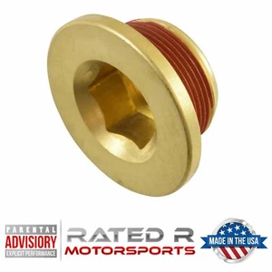GM LS or LT Engine Block Coolant Water Threaded Drain Plug LS1 LS3 5.3L 6.0L 6.2 - Picture 1 of 1