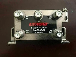 100pc Antronix 4 Way Splitter CMC2004U coax Cable TV Internet Satelite Pro Grade - Picture 1 of 4
