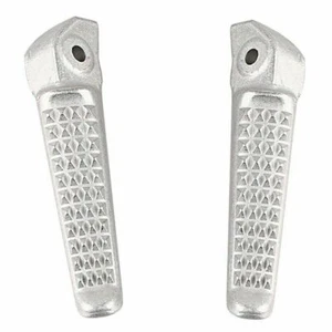Foot Pegs Footrests Pedal Pads Silver Aluminum Fits For For Honda CB-1 1989-1992 - Picture 1 of 8