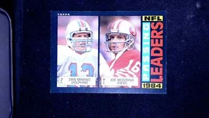 1985 Topps #192 Dan Marino/Joe Montana - Imagen 1 de 2