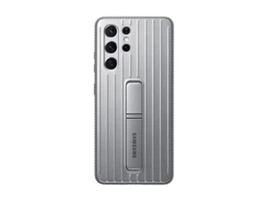 Samsung Galaxy S21 Ultra Case, Rugged Protective Cover, Silver - Picture 1 of 2