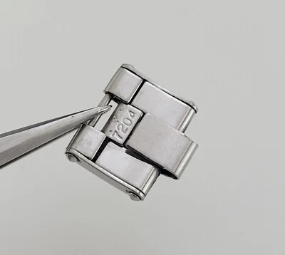 ROLEX original feminino rebitado 12mm aço LINK para Ref 7204 (faixa de 13mm) - Imagem 1 de 4