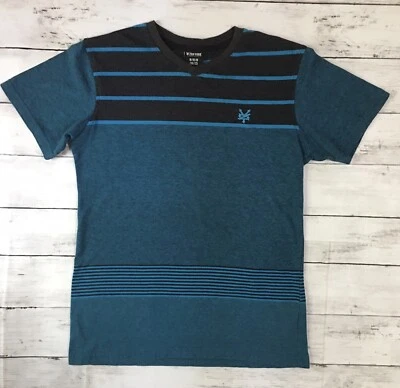 Zoo York Boys Youth T Shirt Size 10/12 M Blue Black - Image 1 of 4