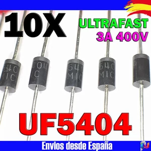 10x UF5404 Ultrafast Diodo Rectificador 3A 400V MIC  - Imagen 1 de 1