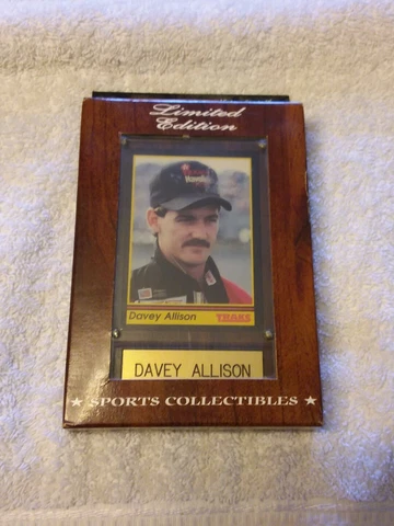 DAVEY ALLISON NASCAR #28 TEXACO HAVOLINE RACING PLAQUE "ALABAMA GANG" 12 X 15 Cover