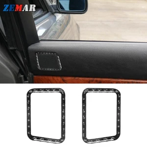 Rear Door Speaker Cover Trim Carbon Fiber Sticker For BMW 5 Series E39 1998-2003 - Bild 1 von 10