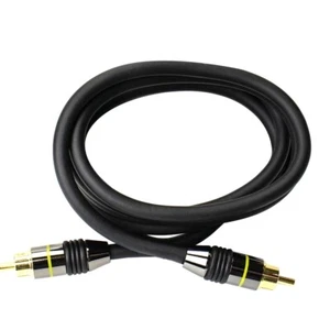 *CAJA ABIERTA* Cable coaxial digital único de 6' (conectores RCA, DVD, HDTV, DirectTV) - Imagen 1 de 5