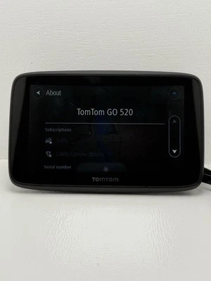 TomTom Go 520 5' GPS Navigation Device with RealTime Traffic, World Maps, WIFI - Image 1 of 3