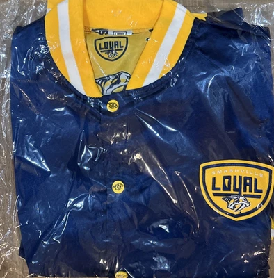 Chaqueta exclusiva de los Nashville Predators Smashville Loyal 2025 XXL boleto de temporada 2X Foto 1 de 4