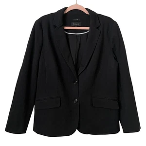 Talbots Blazer Women Size 16 Black Aberdeen Formal Business Office Preppy Jacket - Picture 1 of 9