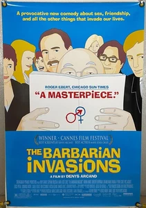 THE BARBARIAN INVASIONS DS ROLLED ORIGINAL ONE SHEET MOVIE POSTER (2003) - Picture 1 of 1