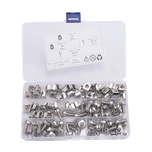 50 SäTze M6 Vierkant Loch Hardware KäFig Muttern & Befestigung Schrauben Un3686 - Afbeelding 1 van 3
