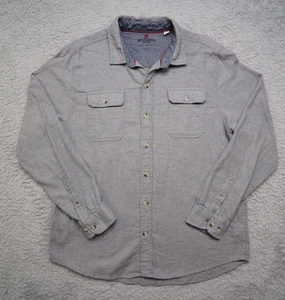 Woolrich Shirt Mens XL Gray Long Sleeve Button Up Outdoor Hunting Casual Cotton - Picture 1 of 7
