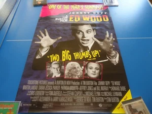 Ed Wood Movie Poster 27x40 Johnny Depp Martin Landau Sarah Jessica Parker - Picture 1 of 1