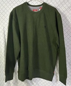 IZOD Hunter Green Sweatshirt Large NWT Varsity Fleece SOFT - Picture 1 of 15