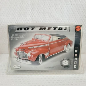 Testors Hot Metal '41 Chevrolet Convertible Car 1:18 Collectible Body Kit Red - Picture 1 of 9
