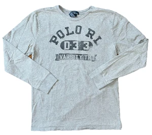 Boys Youth Polo Ralph Lauren Athletic Dept Varsity Long Sleeve T Shirt XL 18/20 - Picture 1 of 5