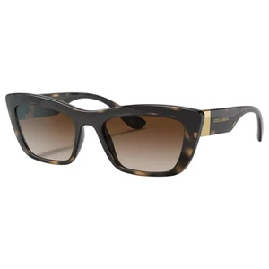 Womens Dolce & Gabbana Sunglasses Dg6171 Havana/Black/ Gradient Brown Sunnies - Picture 1 of 6