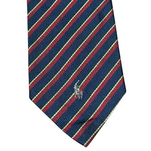 Vintage Polo Ralph Lauren Repp Striped Tie L: 55” W: 3” - Picture 1 of 6