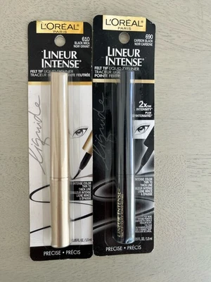 Loreal Lineur Intense  Liquid Eyeliner,610 Black Mica , 690 , 790 Carbon black - Image 1 of 4
