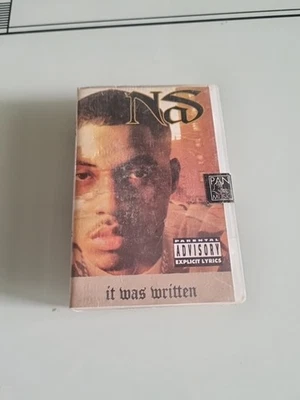 Nas It Was Written rare Promo Type CLAMSHELL CASE CASSETTE INDIA EDITION TAPE - Image 1 of 4
