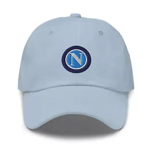 Napoli Calcio Campione D'Italia Scudetto Embroidered Dad Hat Soccer Football Cap - Picture 1 of 10