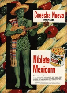 Mexicornio gigante verde 1950: anuncio impreso vintage Cosecha Nueva - Imagen 1 de 1