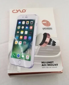 Cylo Metallic Magnetic Vent Clip Car Mount Rose Gold Retail Value $29.99 - Picture 1 of 4