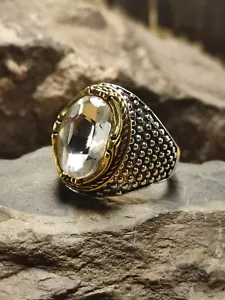 Damen Ring in Silber / Gold Gr 56 Königin Rubensdame im Retro antik Design - Picture 1 of 6