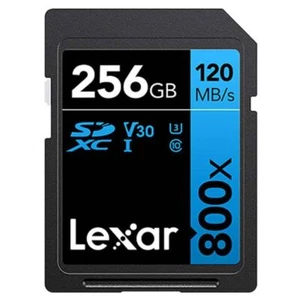 Lexar High-Performance 800x SDXC UHS-I Card 256GB  LSD0800256G-BNNNG - Picture 1 of 2