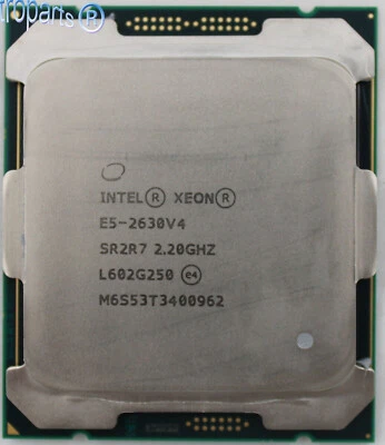 Intel Xeon E5-2630 V4 2630V4 2.2GHz 10Core PROCESSOR Socket 2011-3 CPU SR2R7 - Image 1 of 3