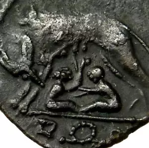 RAREST R5! in RIC Constantine the Great SHE WOLF Twins, No Stars. Rome mint Coin - Picture 1 of 9