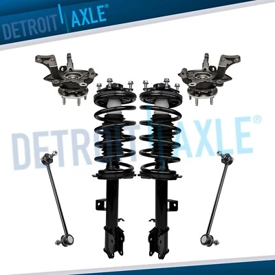 Puntal de cubo de rueda de nudillo de dirección delantera de 6 piezas para Escape Mariner Tribute 2005-2012 Foto 1 de 4