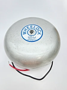 Brand New-Old Stock from 1975 Wheelock Signals Inc. Silver 6" Modular Alarm Bell - Picture 1 of 11
