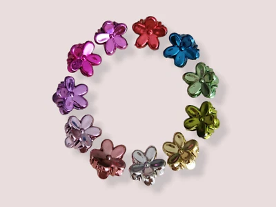 Pinza para el pelo de una muñeca garra de flor pinza para el pelo Blythe pullip arco iris alta muñeca BJD Foto 1 de 4