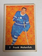 1961-62 PARKHURST HOCKEY #2 FRANK MAHOVLICH TORONTO MAPLE LEAFS b