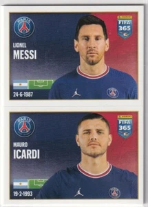 Panini FIFA 365 2022 Stickers Nr. 177 Lionel Messi / Mauro Icardi - Picture 1 of 1