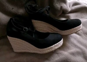 Neu✅Damenschuhe✅Espadrille (Pumps) Keilabsatz✅Gr.39✅Knöchelriemen - Bild 1 von 8
