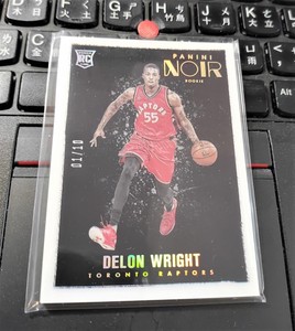 2015-16 Noir Delon Wright #186 Gold Color Rookie 1/10 Acetate 1/1 Wizards Mint