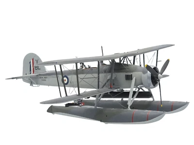 PROFESSIONALLY ASSEMBLED FAIREY SWORDSHIP MK. 1 FLOATPLANE 1:48 PLASTIC MODEL - Image 1 of 4