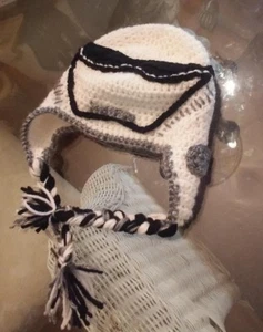 Storm Trooper crocheted childs hat handmade Star Wars - Picture 1 of 6