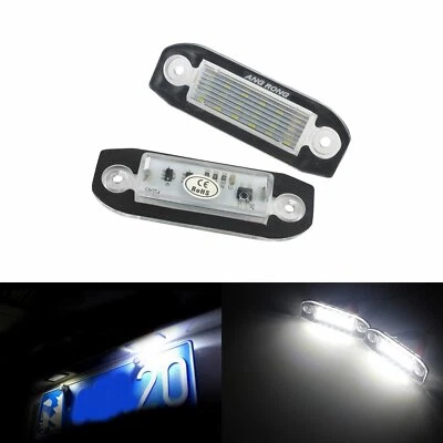 White Canbus LED 18 SMD Licence Number Plate Light For Volvo S40 S80 V50 V70 C70 - Image 1 of 4