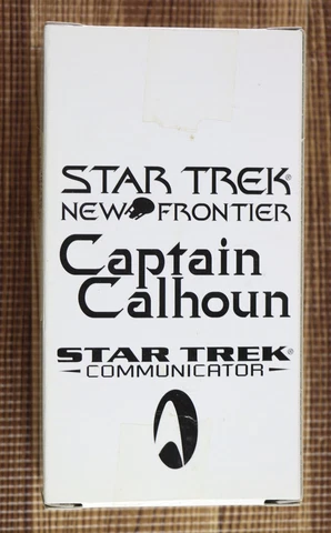 1998 Star Trek New Frontier Communicator Captain Calhoun Action Figure SEALED Cover