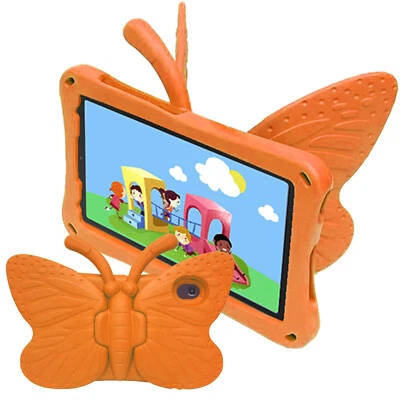 For Samsung Galaxy Tab A9 A8 A7 S6 EVA Rubber Kids Butterfly Stand Rugged Case - Image 1 of 4