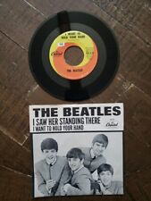 The Beatles I Saw Her Standing There I Want To Hold Your Hand 45 pochette photo