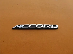 94 95 96 97 HONDA ACCORD REAR LID CHROME EMBLEM LOGO BADGE SIGN USED OEM A41353 - Picture 1 of 4