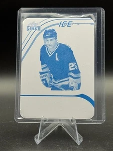 2024 Leaf Metal Hockey Legends Kevin Stevens Cyan Printing Plate 1/1 - Picture 1 of 2